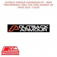 OUTBACK ARMOUR SUSPENSION KIT-REAR TRAIL FITS FORD EVEREST UA (4WD) 2015-7/2018